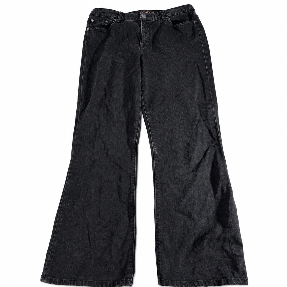 Lauren Jeans Co Ralph Lauren Black Bootcut Jeans Womens Size 10 Y2K Old Money